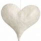 Coeur Sisal 26cm crème