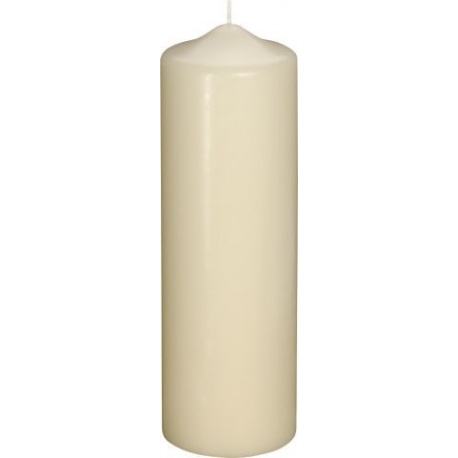 Bougie pilier 250x80mm crème