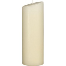 Bougie ovale 200x65mm crème