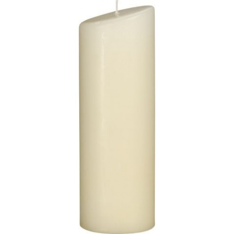 Bougie ovale 200x65mm crème
