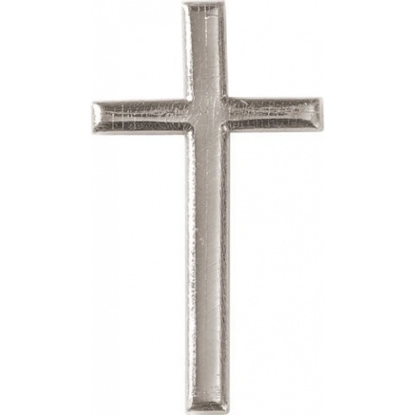 Croix en cire 40x22mm arg