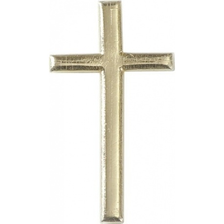 Croix en cire 40x22mm or