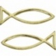 Poisson en cire 40x13mm or 2pc