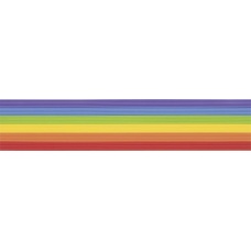 Set bandes cire arc-en-ciel1mm30pc