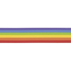 Set bandes cire arc-en-ciel2mm18pc