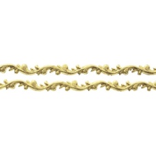 Guirlande cire 0,6x19cm or 2pc