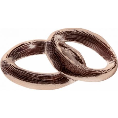 Alliances cire 34mm or rose