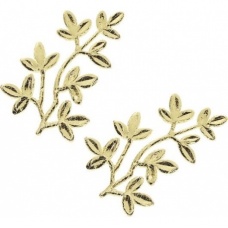 Rameau cire 35x22mm or 2pc