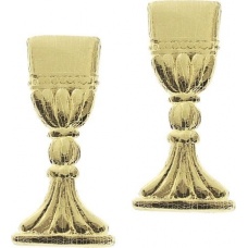 Calice en cire 33x15mm or 2pc