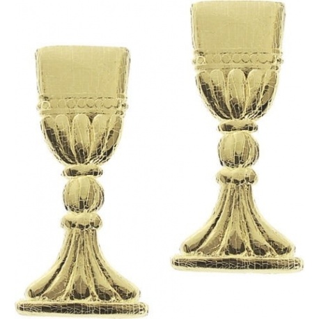 Calice en cire 33x15mm or 2pc
