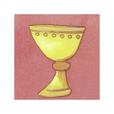 Ornem. cire Calice 40x40mm