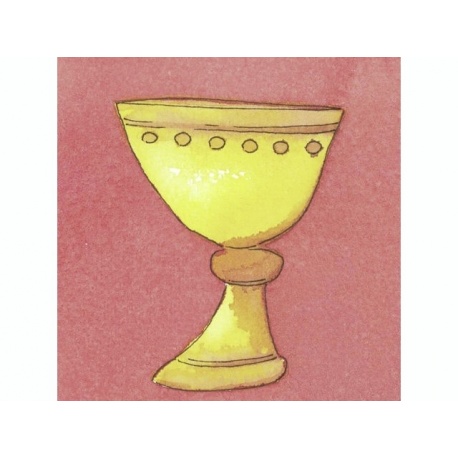 Ornem. cire Calice 40x40mm