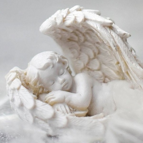 Ornement de cire angel 60x60mm