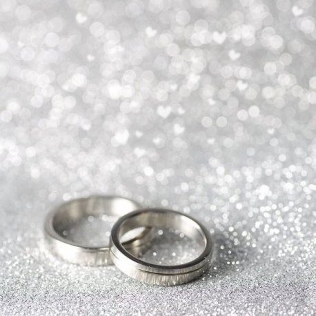 Ornement de cire wedding 60x60mm