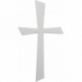 Croix en cire 105x57mm arg