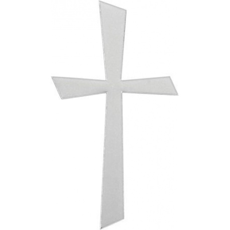 Croix en cire 105x57mm arg