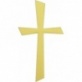 Croix en cire 105x57mm or