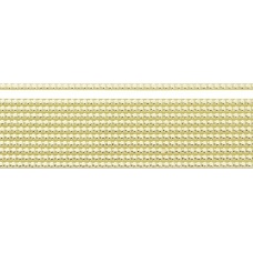 Bande cire perles3mm20cm or8pc