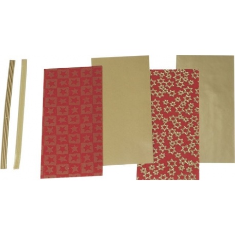 Mél Plaques cire17,5x8cm/1mm Noël r