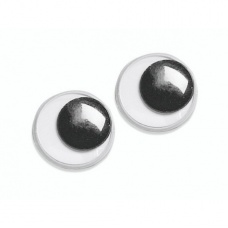 Yeux mob. auto-adh. rond 7mm 52pc