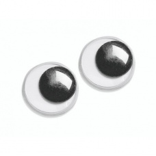 Yeux mob. auto-adh. rond 10mm 30pc