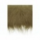 Peluche poils longs 14x20cm marron