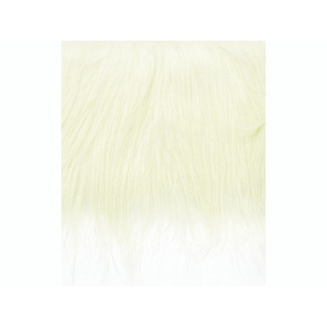 Peluche poils longs 20x35cm blond c
