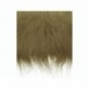 Peluche poils longs 20x35cm marron