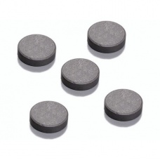 Aimant rond20x5mm 5pc 2faces magn.