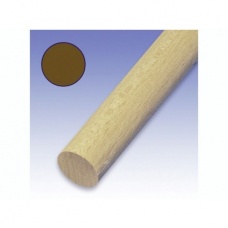 Barre bois ronde 15mm marron