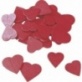 Déco Coeurs 1,8/2,3cm 40pc