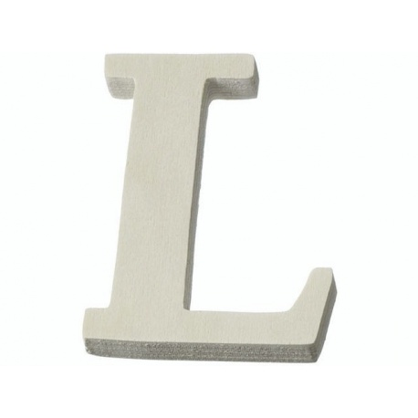 Lettre bois L 8cm