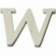 Lettre bois W 8cm