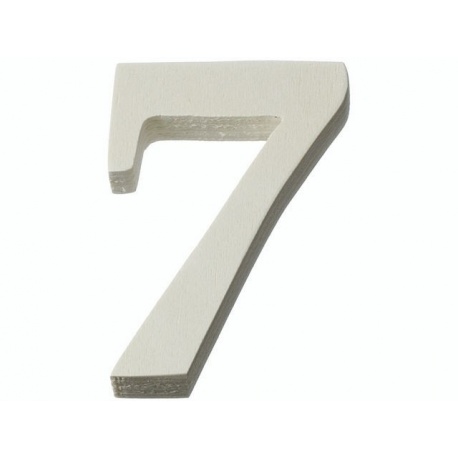 Chiffre bois 7 8cm