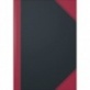 Carnet rouge et noir A4 uni 192p