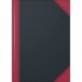 Carnet rouge et noir A5 uni 192p