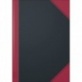 Carnet rouge et noir A4 5x5 192p