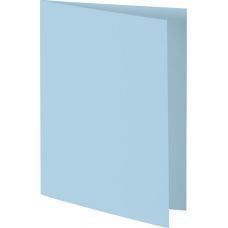 Carte double A5 bleu clair