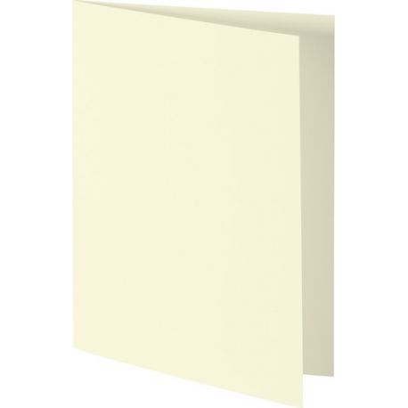 Carte double A5 ivoire