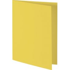 Carte double A5 jaune