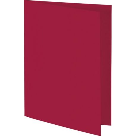 Carte double A5 rouge