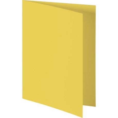 Carte double A6 jaune