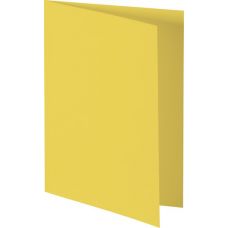 Carte double B6 jaune