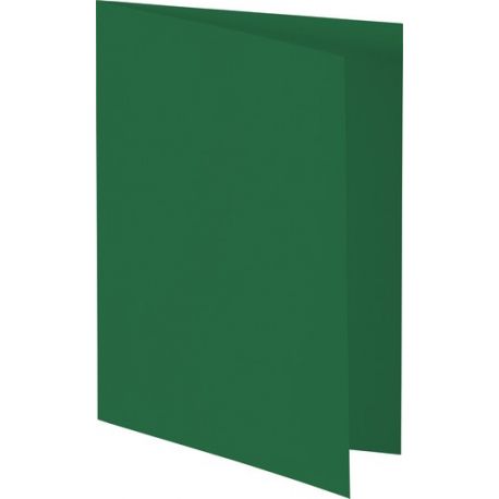 Carte double B6 vert sapin