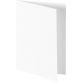 Carte double B6 blanche