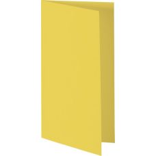 Carte double DL jaune