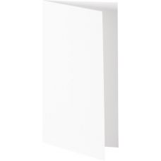 Carte double DL blanche