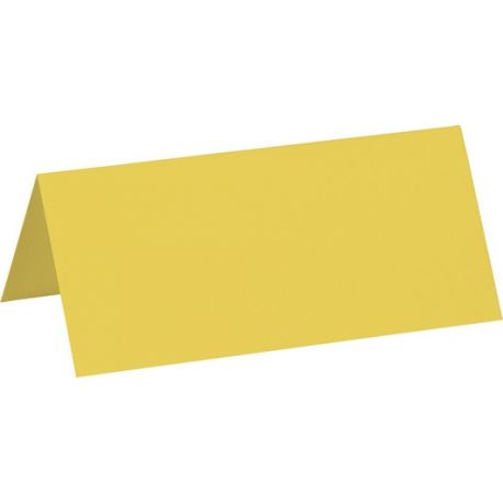 Carton table 10x9cm jaune