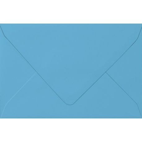 Enveloppe B6 bleu azur