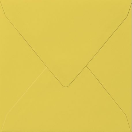 Enveloppe carr. jaune